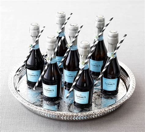 mini champagne bottles 4 pack.